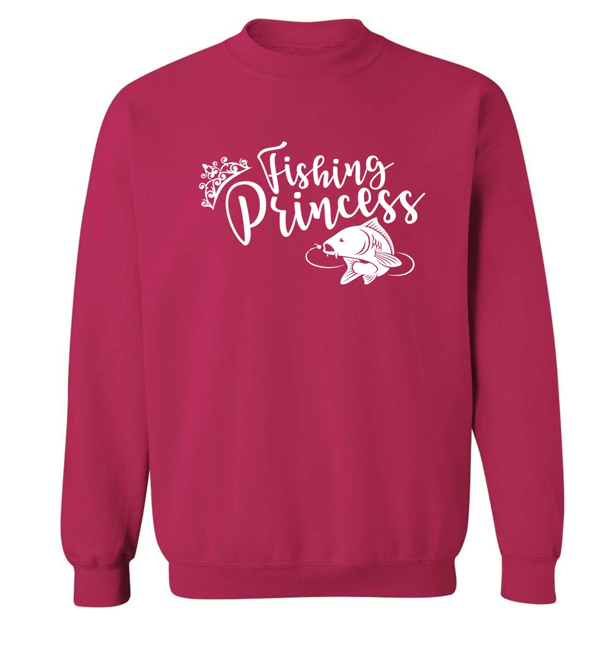Fishing princess Adult's unisex pink Sweater 2XL