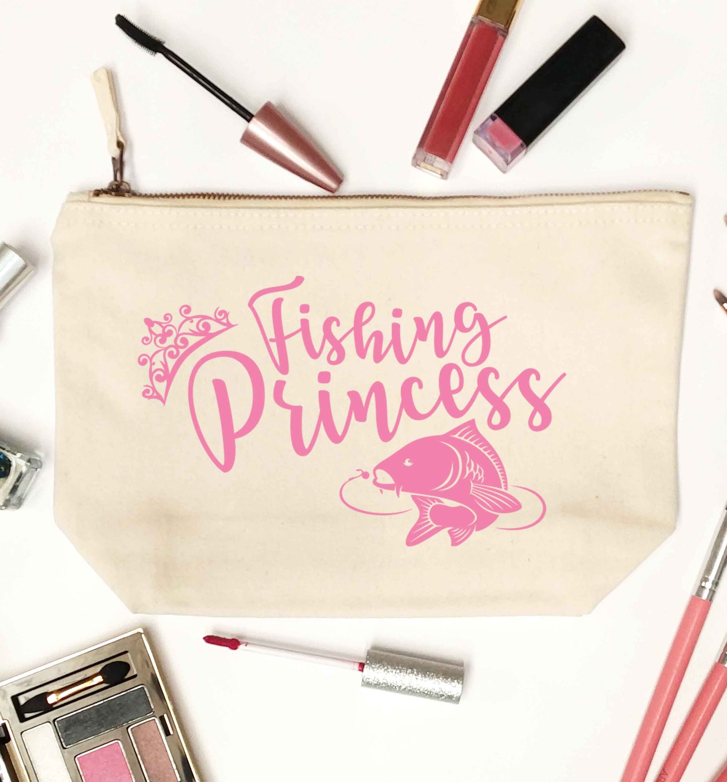 Fishing princess natural makeup bag