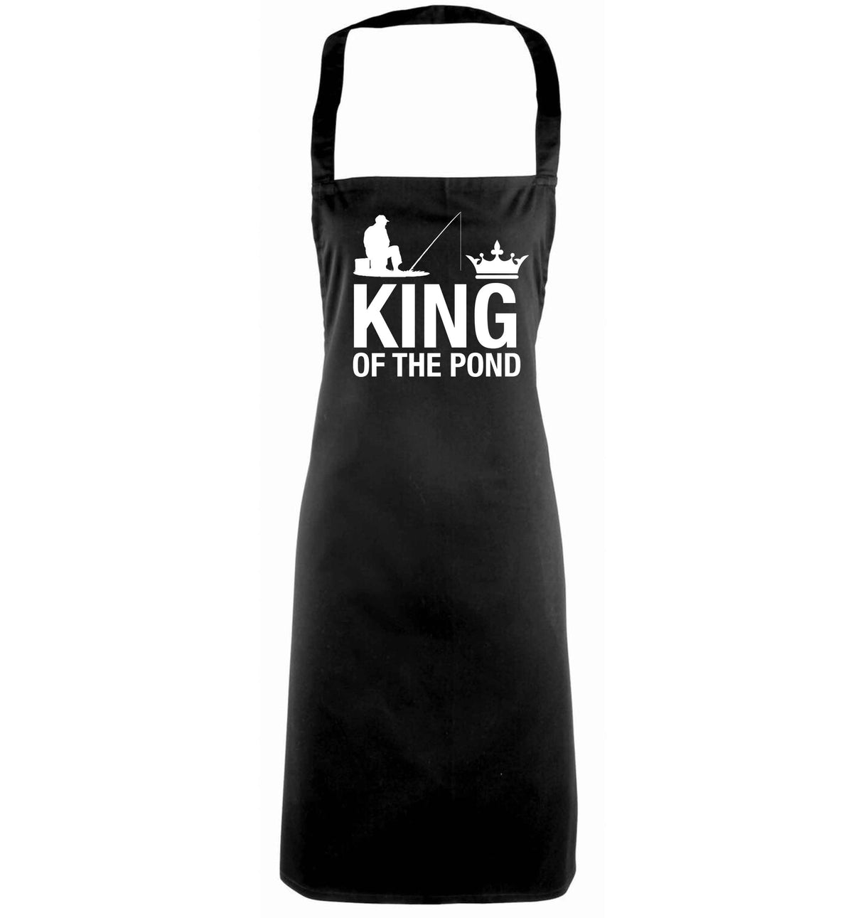 King of the pond black apron