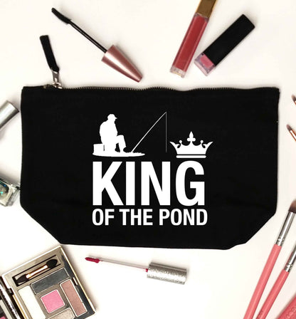 King of the pond black makeup bag