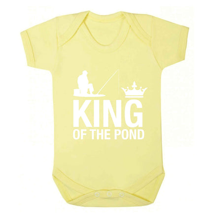 King of the pond Baby Vest pale yellow 18-24 months