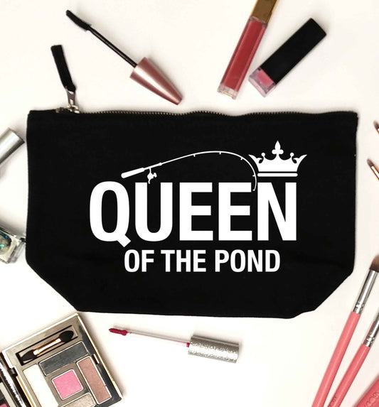 Queen of the pond black makeup bag