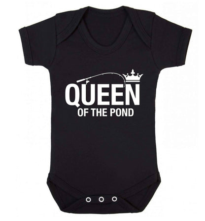 Queen of the pond Baby Vest black 18-24 months