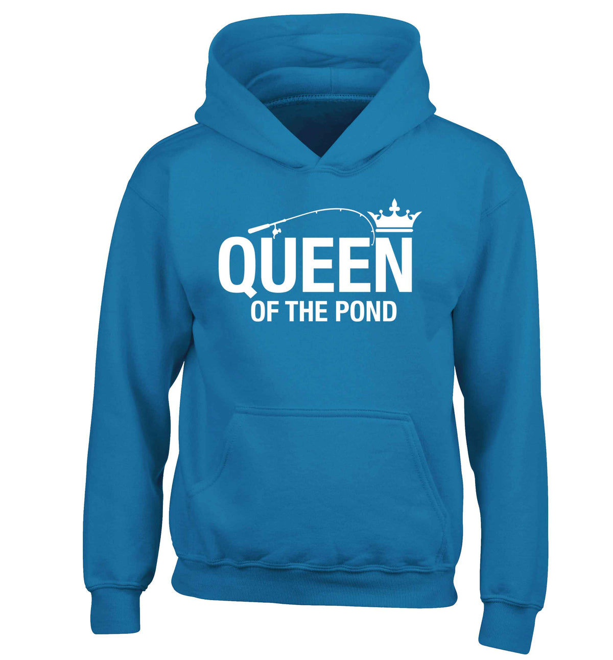 Queen of the pond children's blue hoodie 12-13 Years