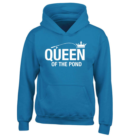 Queen of the pond children's blue hoodie 12-13 Years