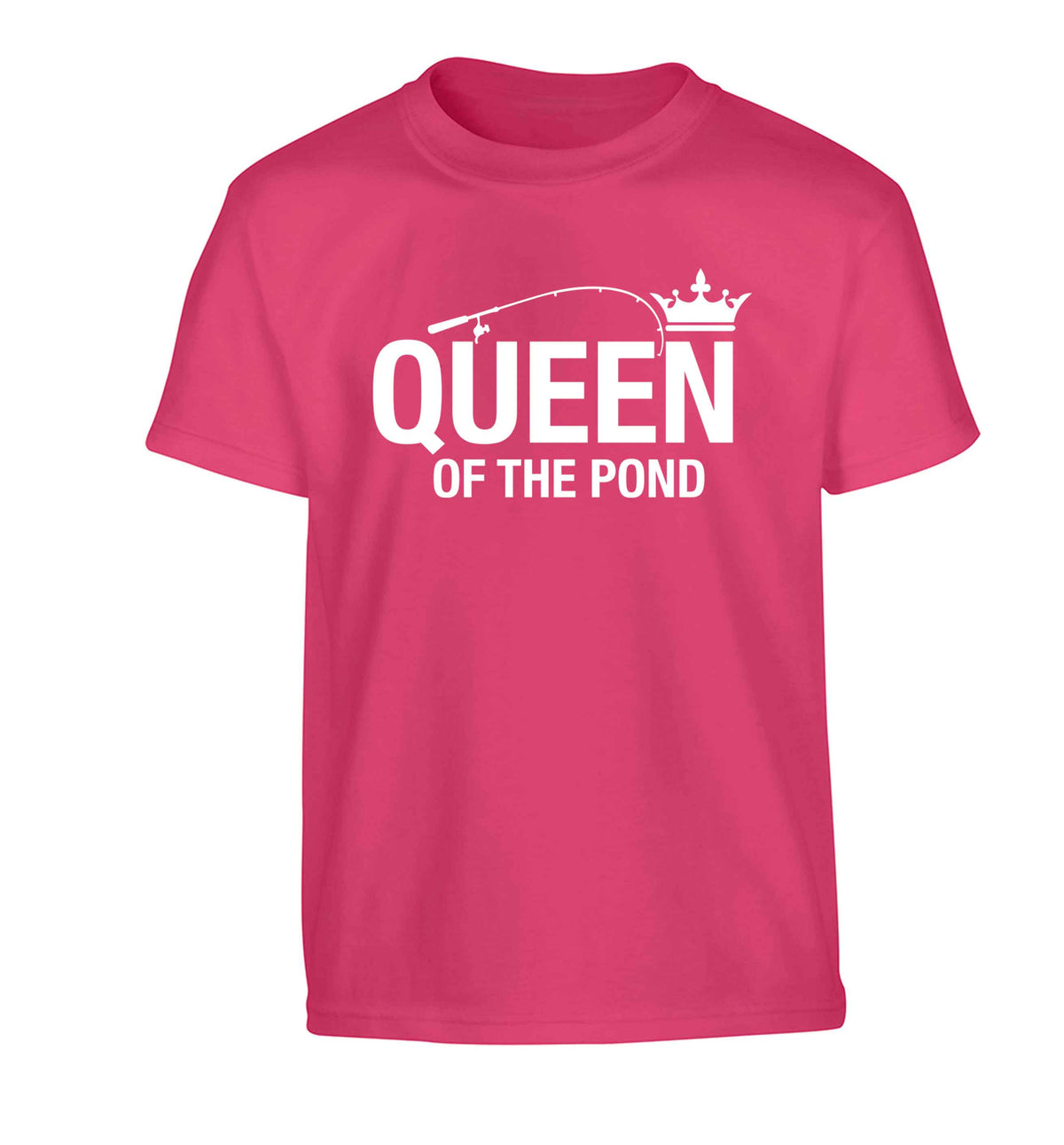 Queen of the pond Children's pink Tshirt 12-13 Years