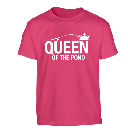 Queen of the pond Children's pink Tshirt 12-13 Years