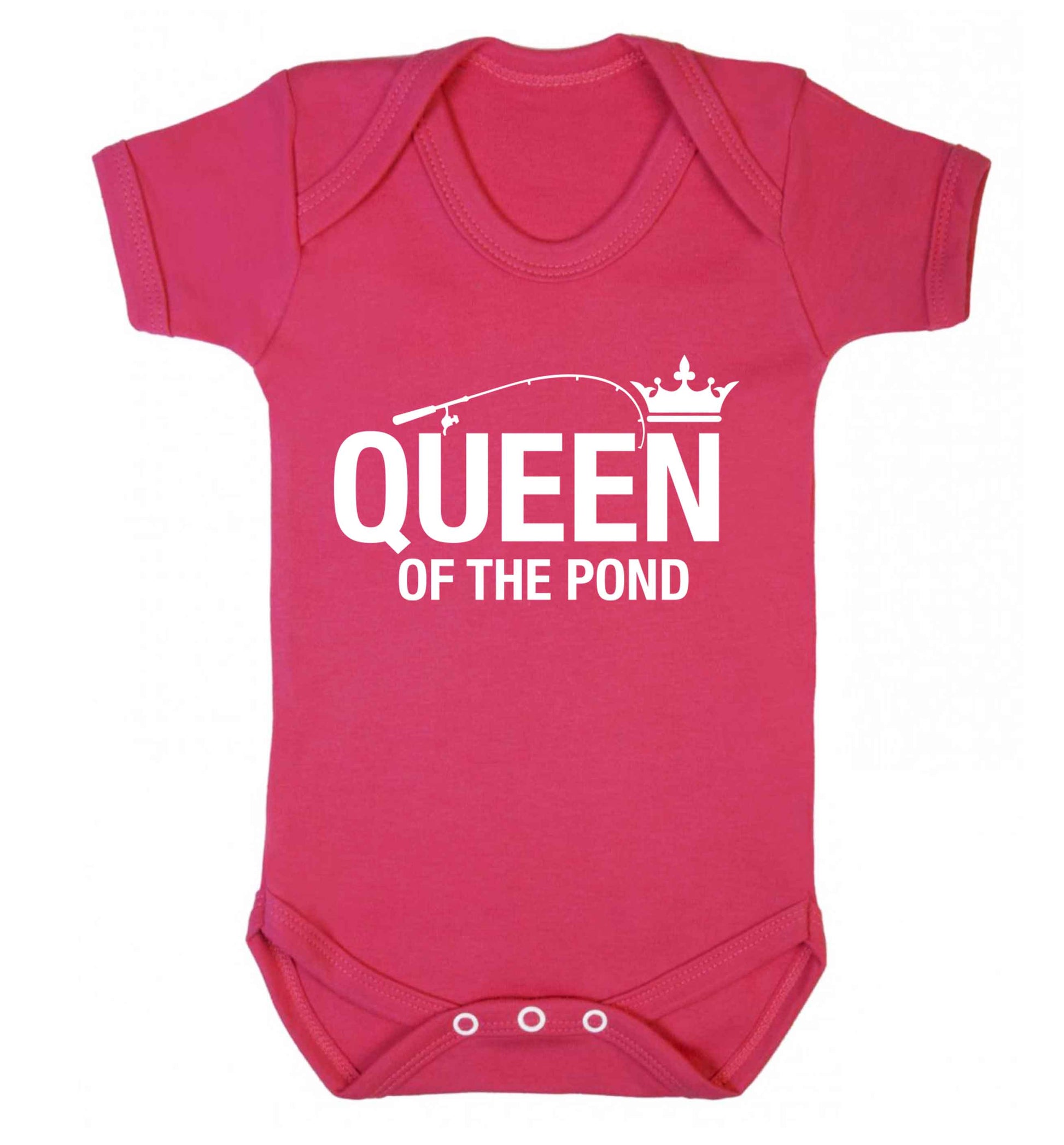 Queen of the pond Baby Vest dark pink 18-24 months