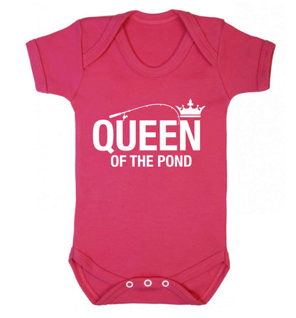 Queen of the pond Baby Vest dark pink 18-24 months