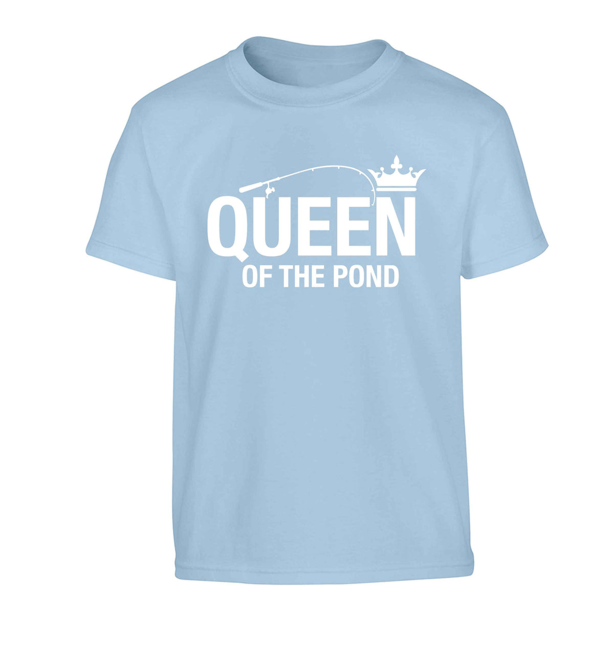 Queen of the pond Children's light blue Tshirt 12-13 Years