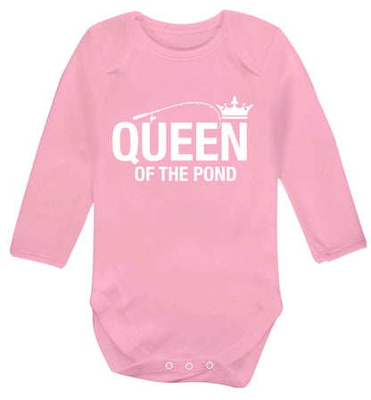 Queen of the pond Baby Vest long sleeved pale pink 6-12 months