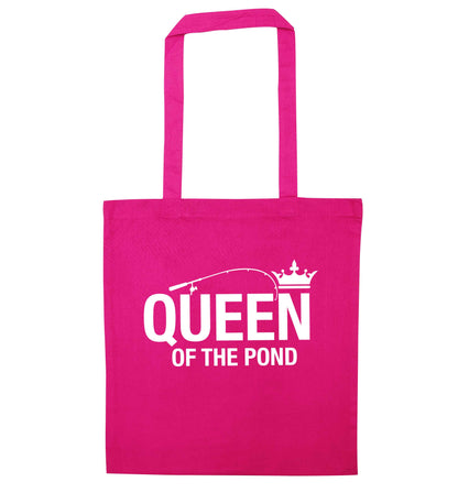 Queen of the pond pink tote bag