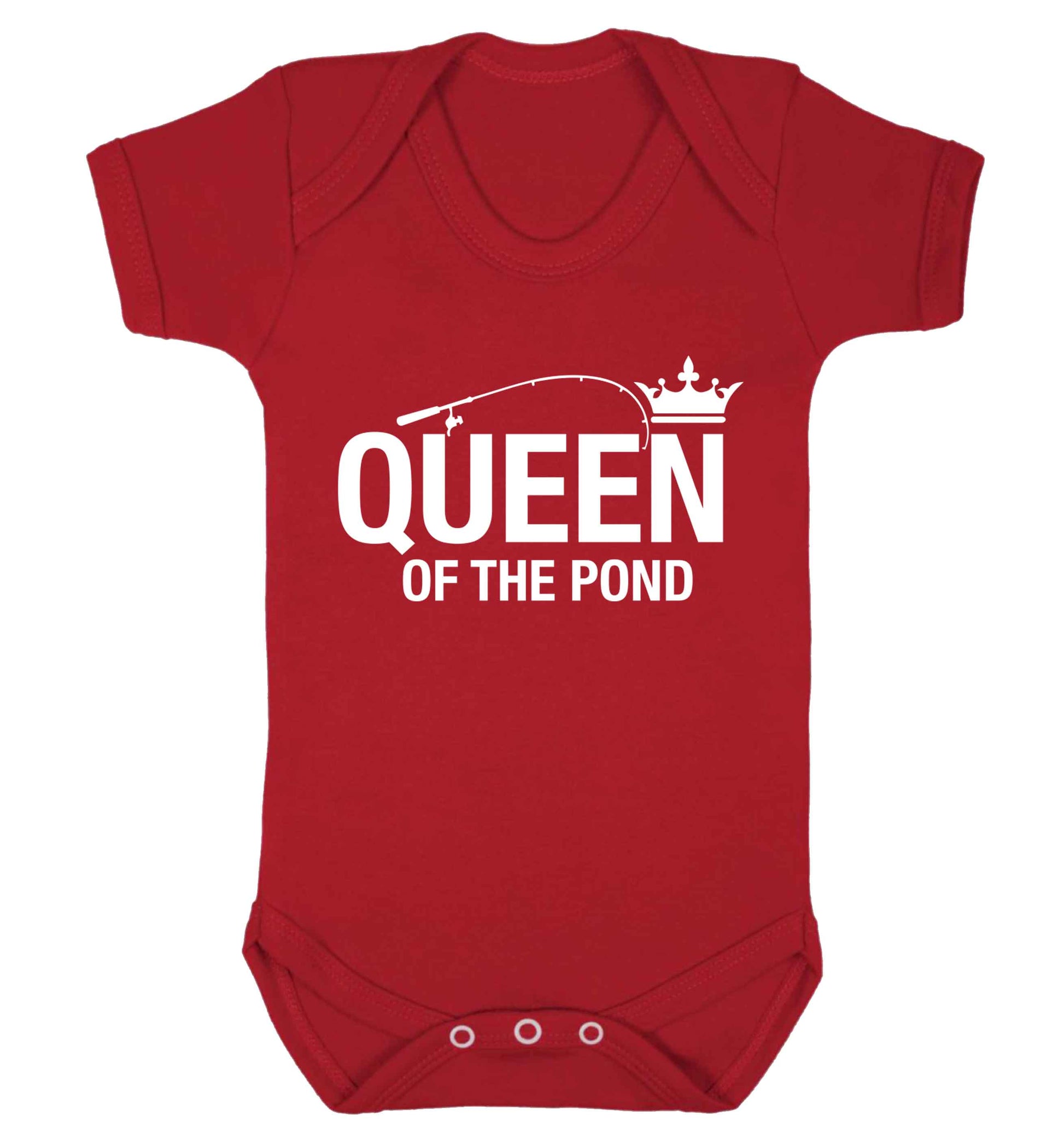 Queen of the pond Baby Vest red 18-24 months