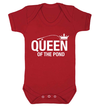 Queen of the pond Baby Vest red 18-24 months