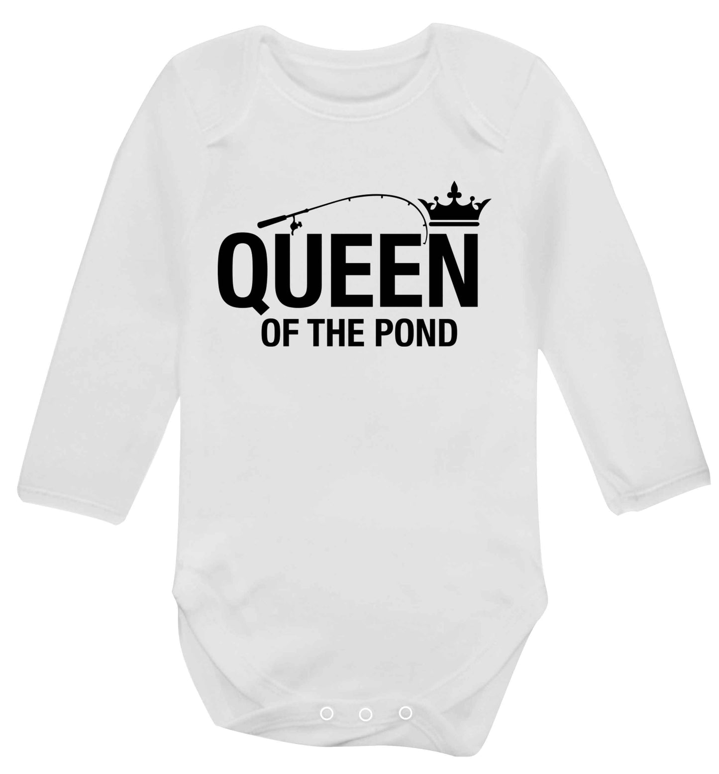 Queen of the pond Baby Vest long sleeved white 6-12 months