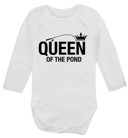 Queen of the pond Baby Vest long sleeved white 6-12 months