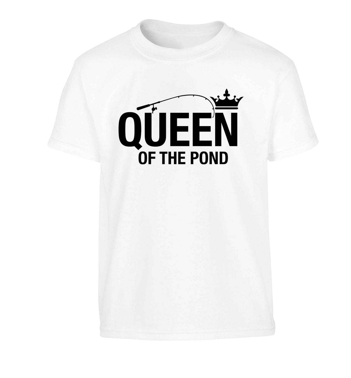 Queen of the pond Children's white Tshirt 12-13 Years