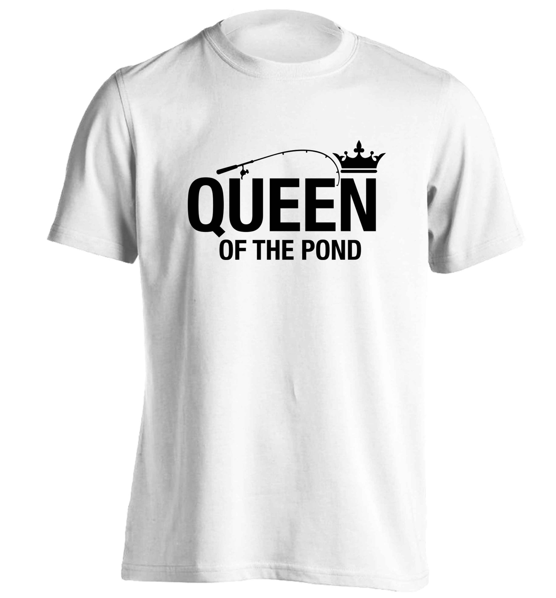 Queen of the pond adults unisex white Tshirt 2XL