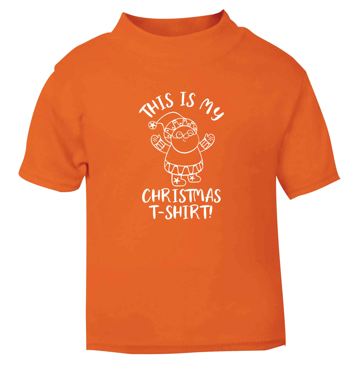 This is my Christmas T-Shirt orange Baby Toddler Tshirt 2 Years