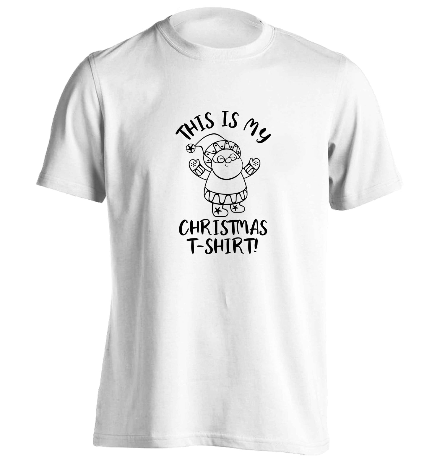 This is my Christmas T-Shirt adults unisex white Tshirt 2XL