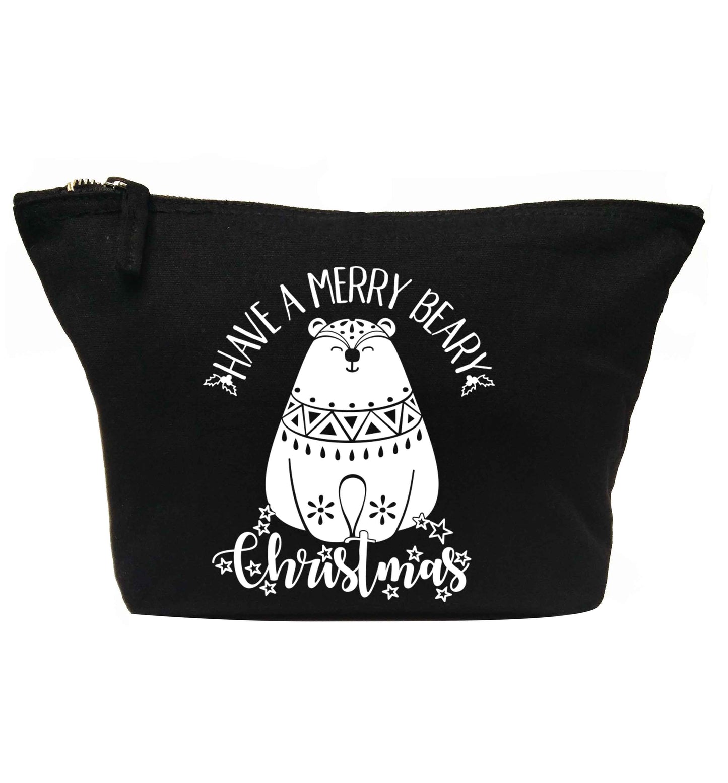 Have a merry beary Christmas | makeup / wash bag