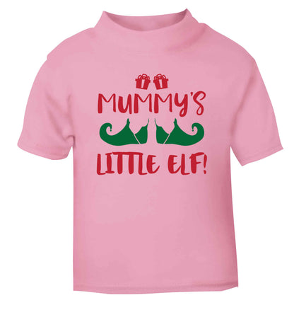 Mummy's little elf light pink Baby Toddler Tshirt 2 Years