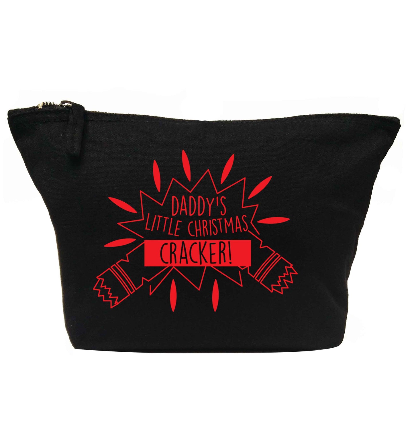 Daddy's little Christmas cracker | makeup / wash bag