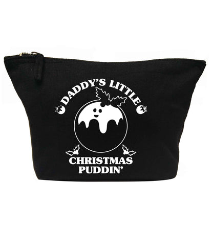 Daddy's little Christmas puddin' | makeup / wash bag