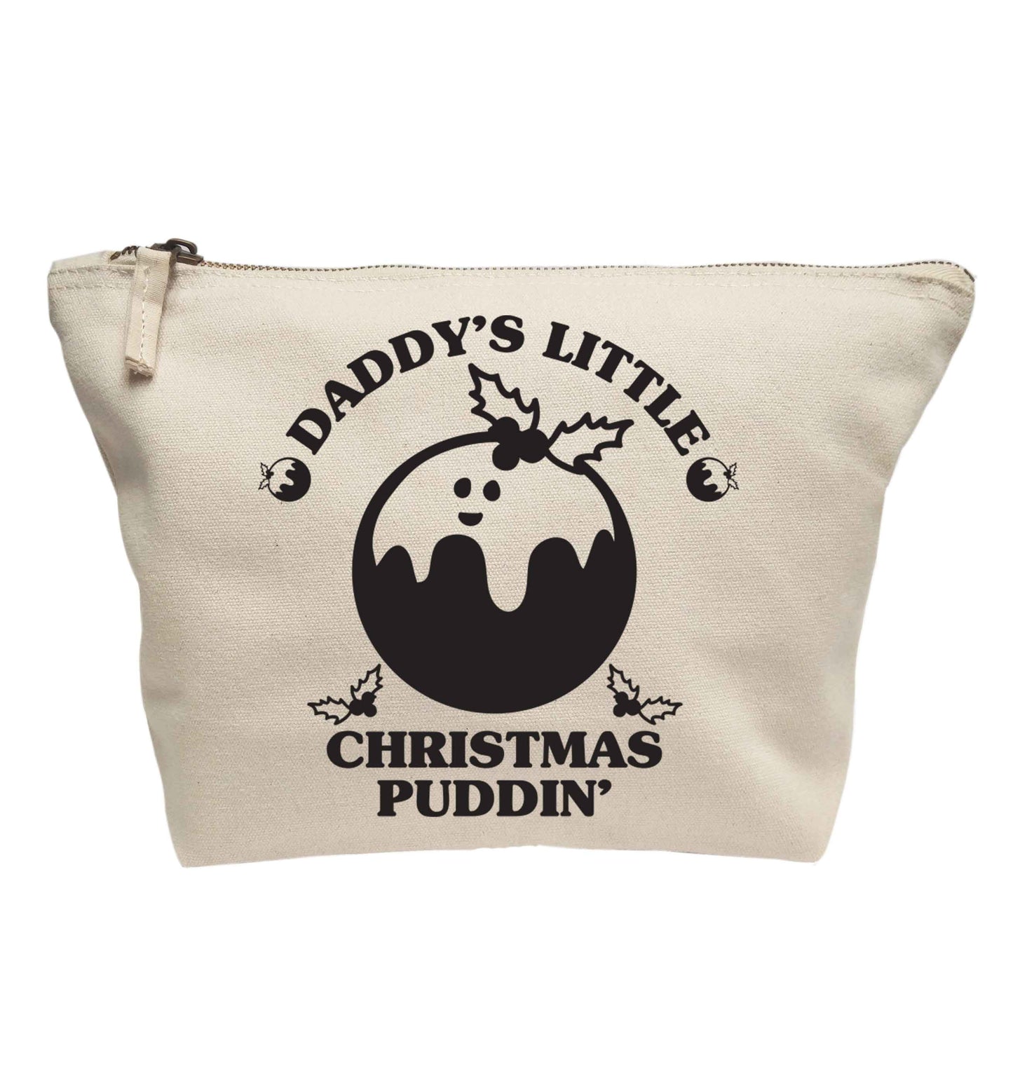 Daddy's little Christmas puddin' | makeup / wash bag