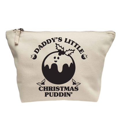 Daddy's little Christmas puddin' | makeup / wash bag
