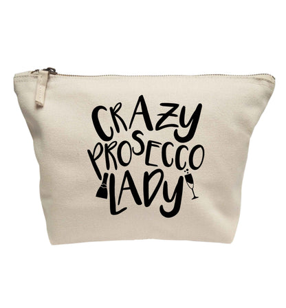 Crazy prosecco lady | makeup / wash bag