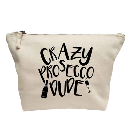 Crazy prosecco dude | makeup / wash bag