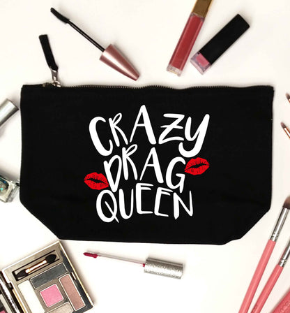 Crazy drag queen black makeup bag