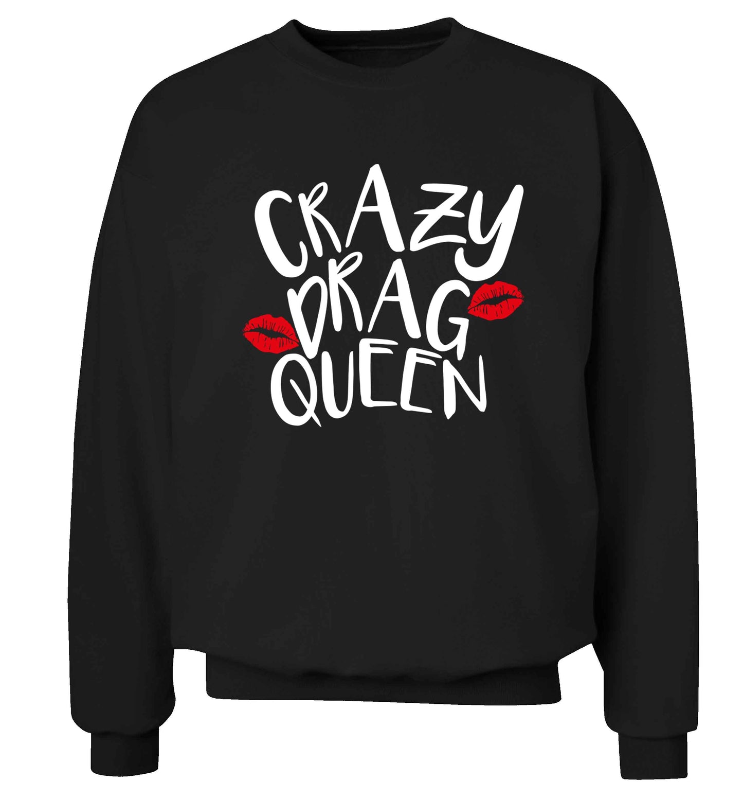 Crazy drag queen Adult's unisex black Sweater 2XL