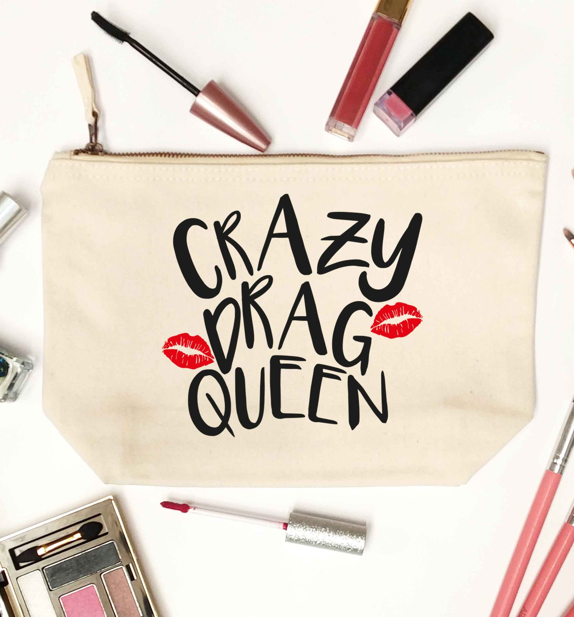 Crazy drag queen natural makeup bag