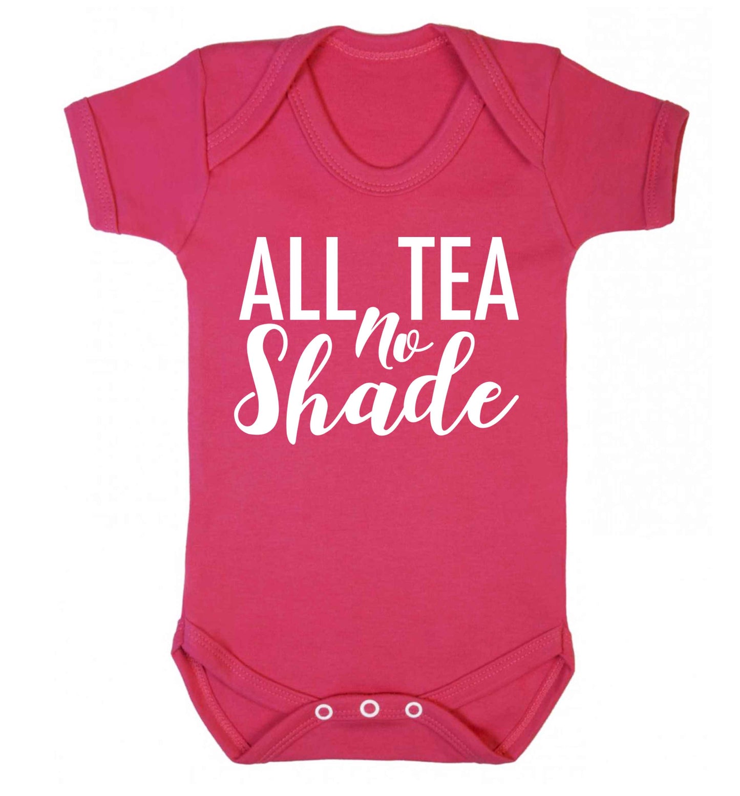 All tea no shade Baby Vest dark pink 18-24 months
