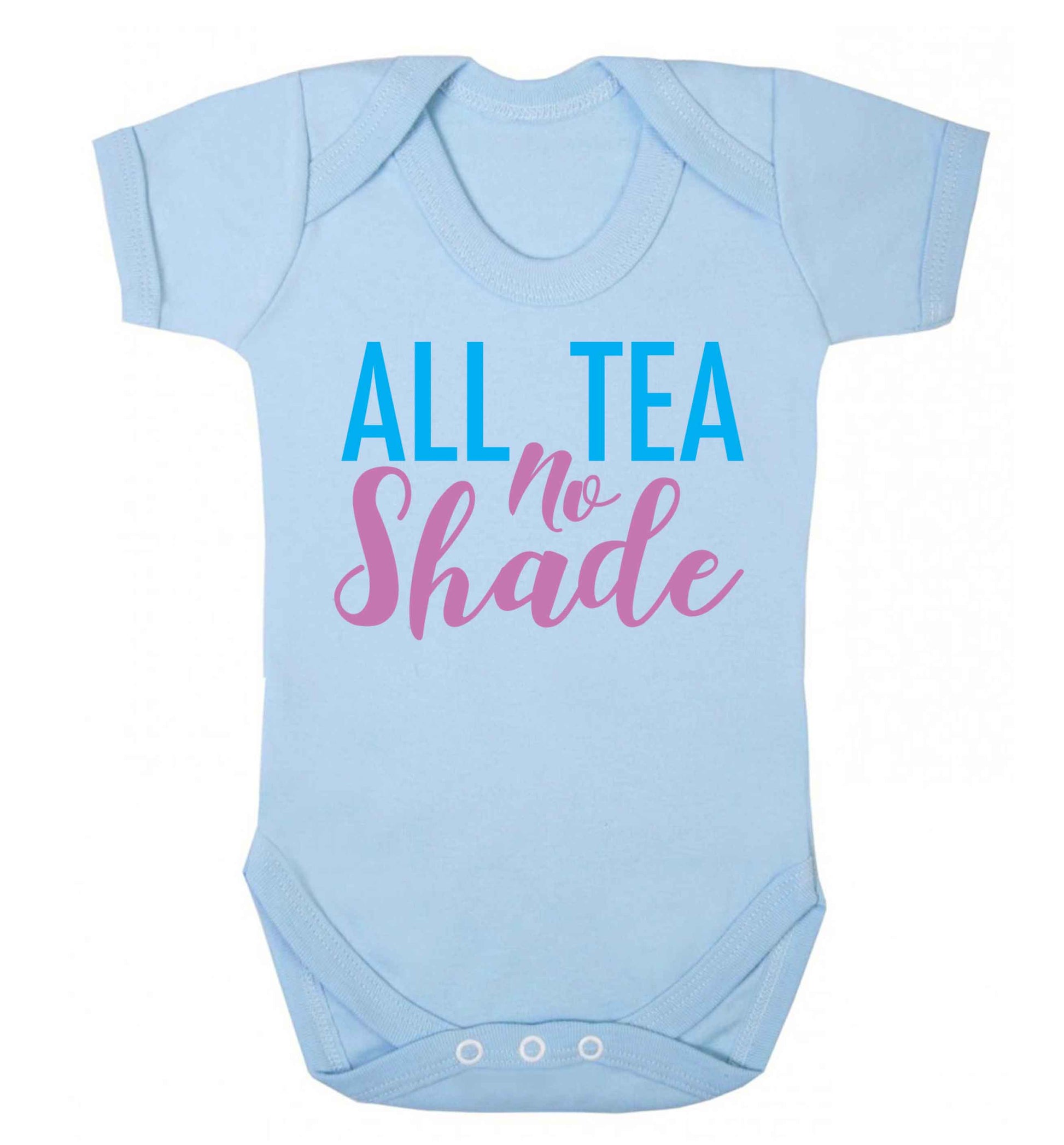 All tea no shade Baby Vest pale blue 18-24 months