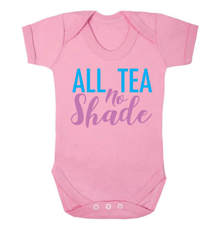 All tea no shade Baby Vest pale pink 18-24 months