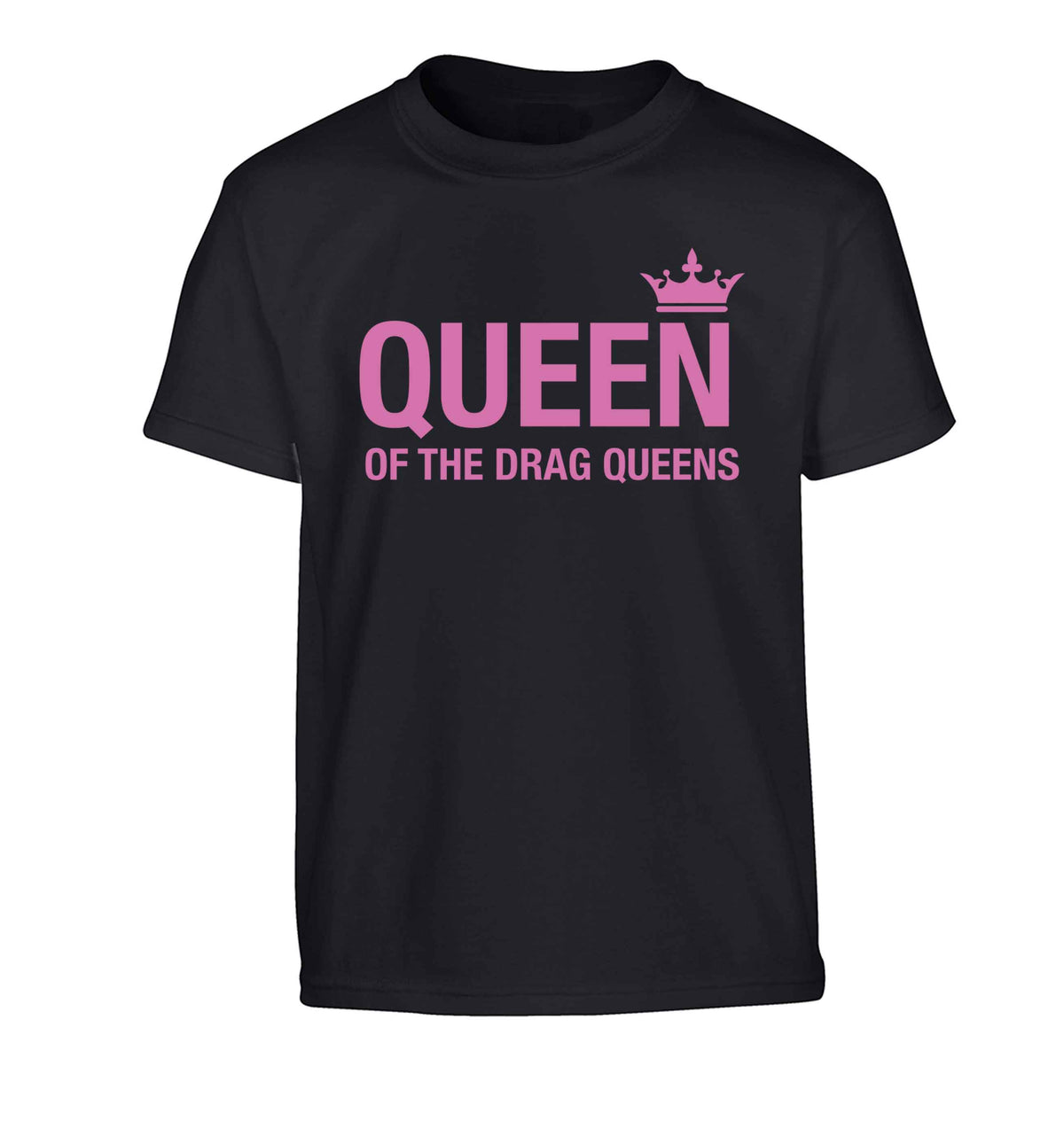 Queen of the drag Queens Children's black Tshirt 12-13 Years