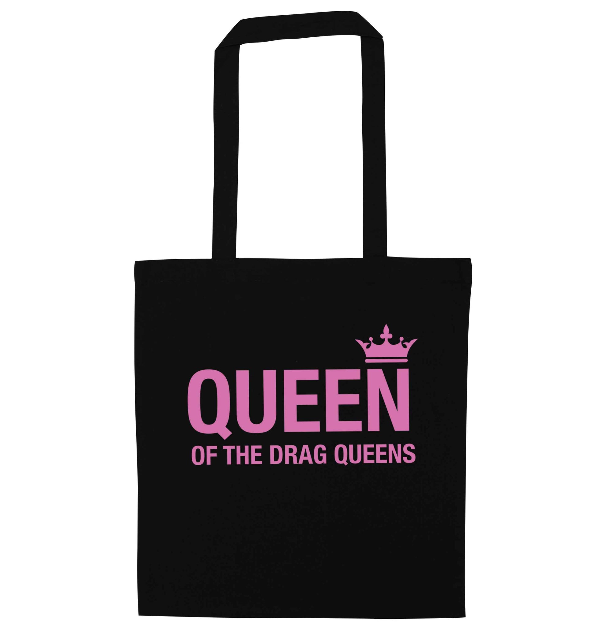 Queen of the drag Queens black tote bag