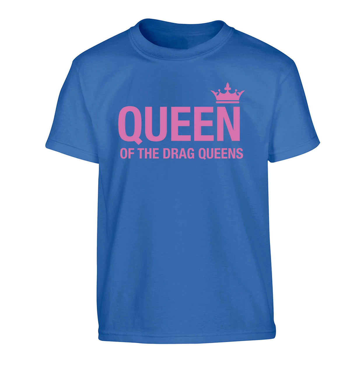 Queen of the drag Queens Children's blue Tshirt 12-13 Years