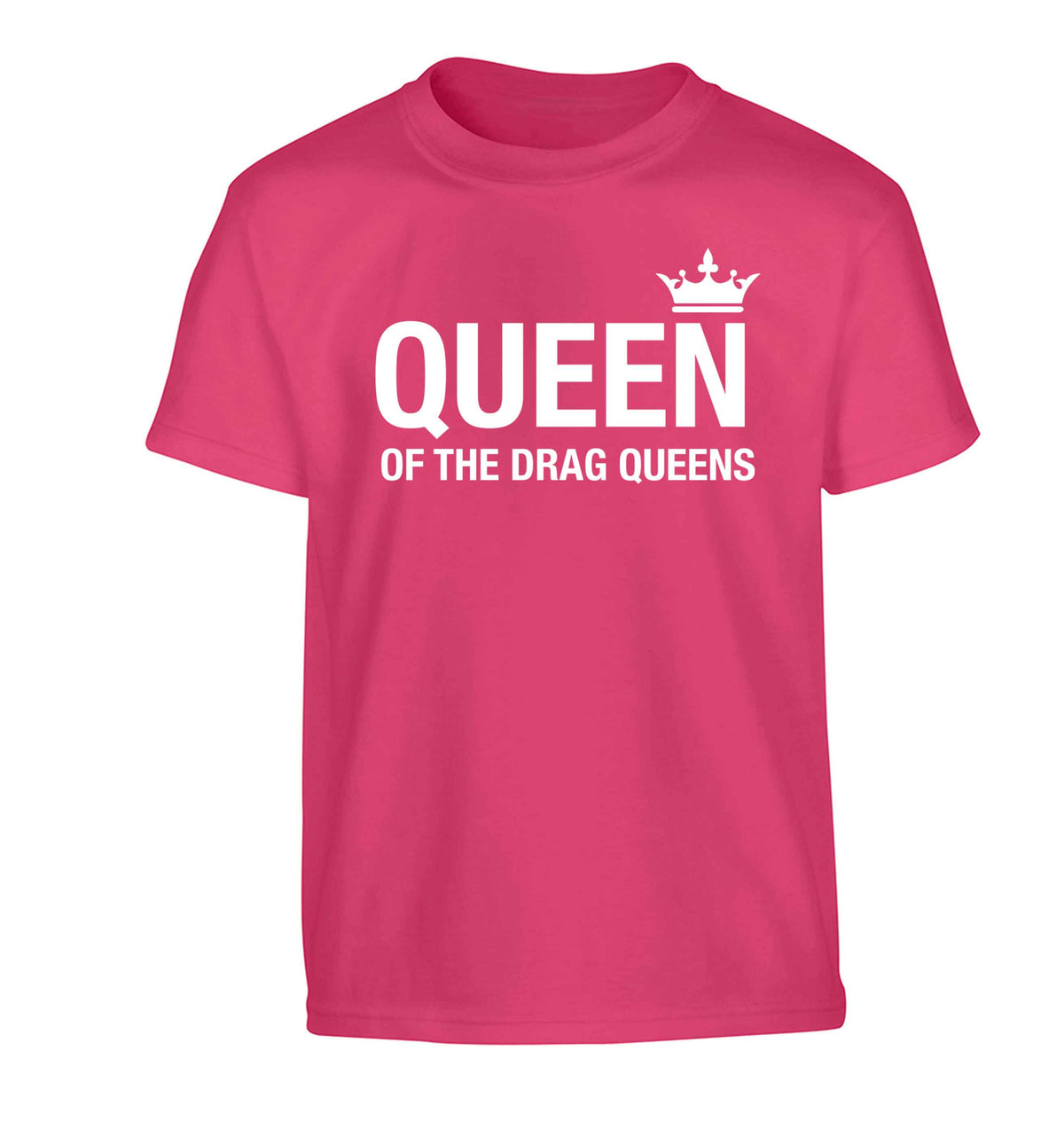 Queen of the drag Queens Children's pink Tshirt 12-13 Years