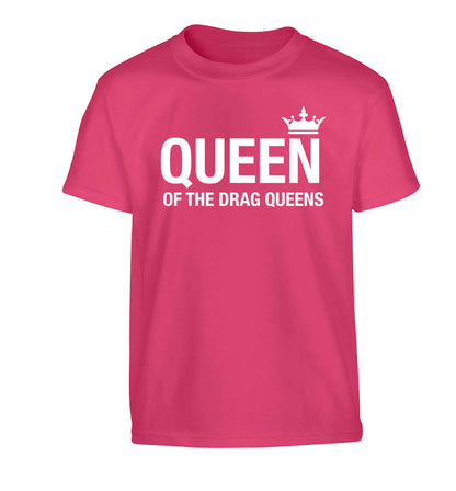 Queen of the drag Queens Children's pink Tshirt 12-13 Years