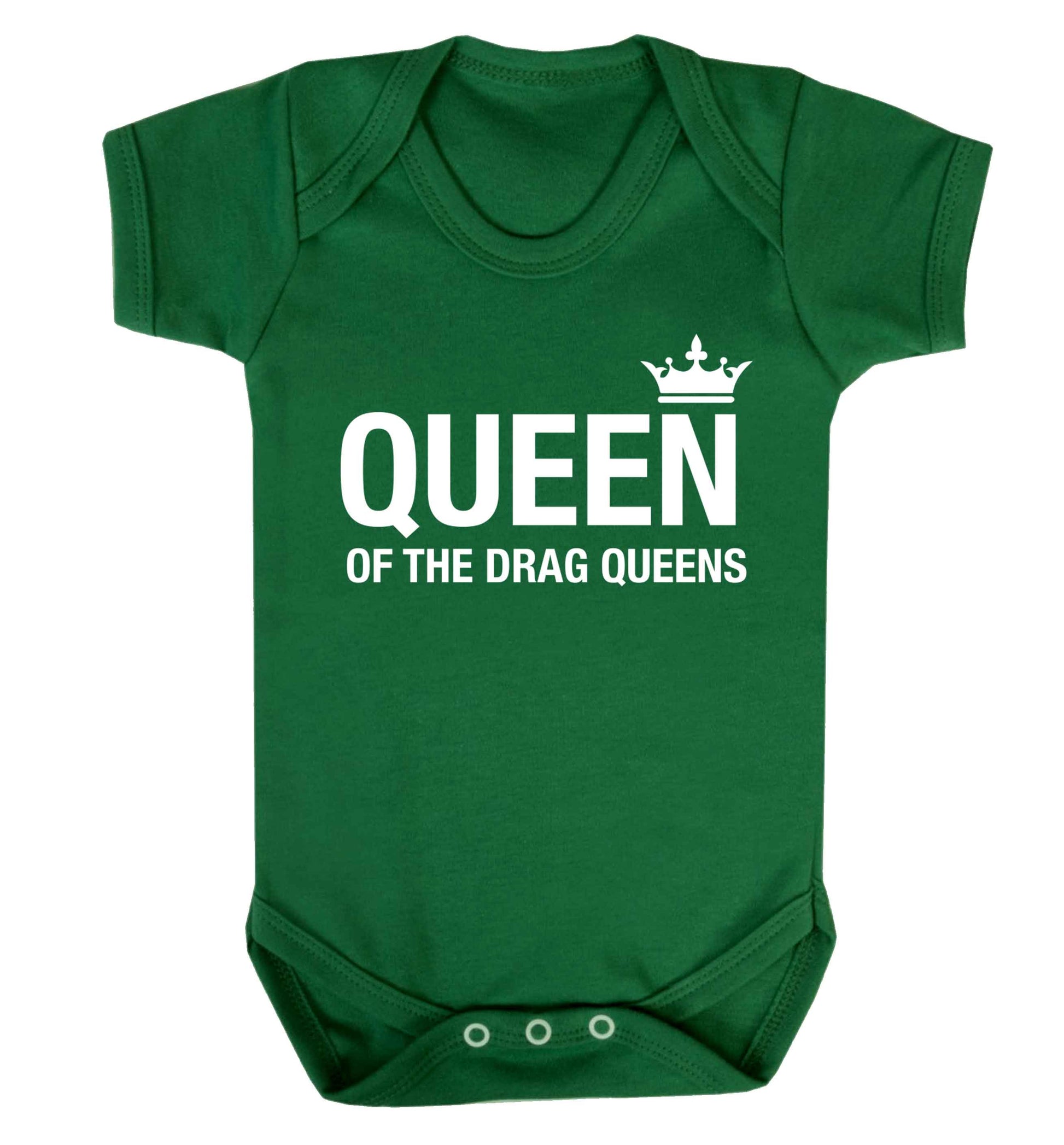 Queen of the drag Queens Baby Vest green 18-24 months