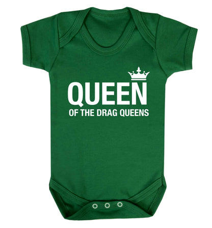 Queen of the drag Queens Baby Vest green 18-24 months