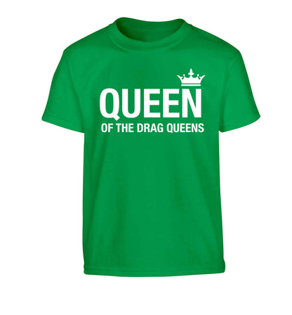 Queen of the drag Queens Children's green Tshirt 12-13 Years