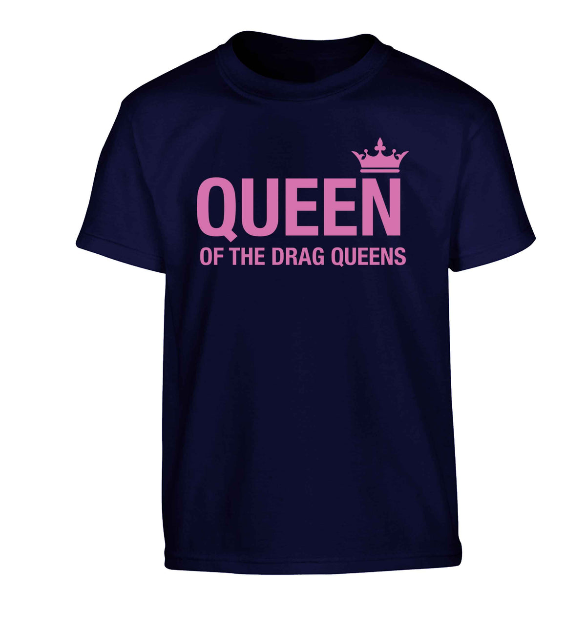 Queen of the drag Queens Children's navy Tshirt 12-13 Years