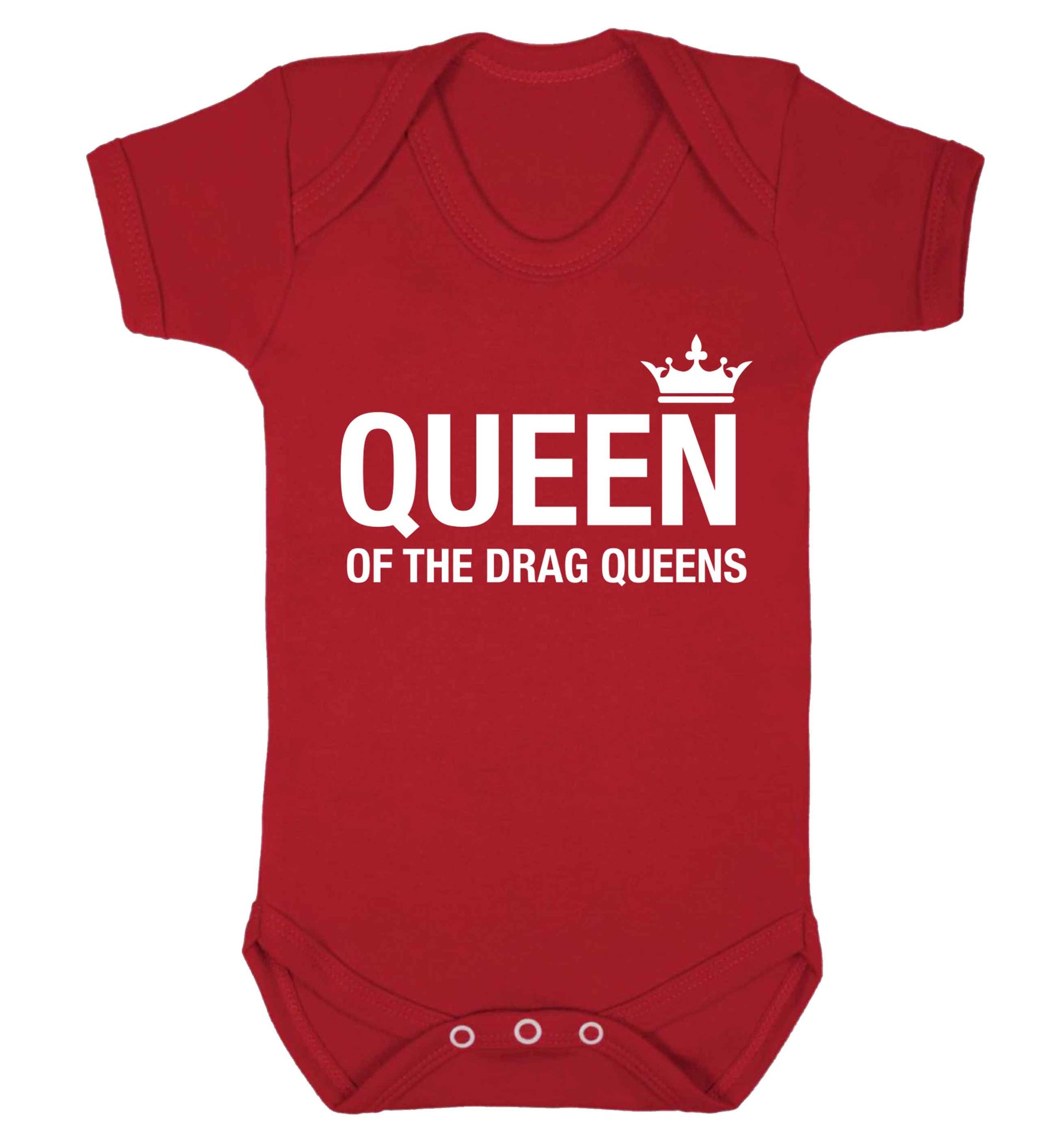 Queen of the drag Queens Baby Vest red 18-24 months