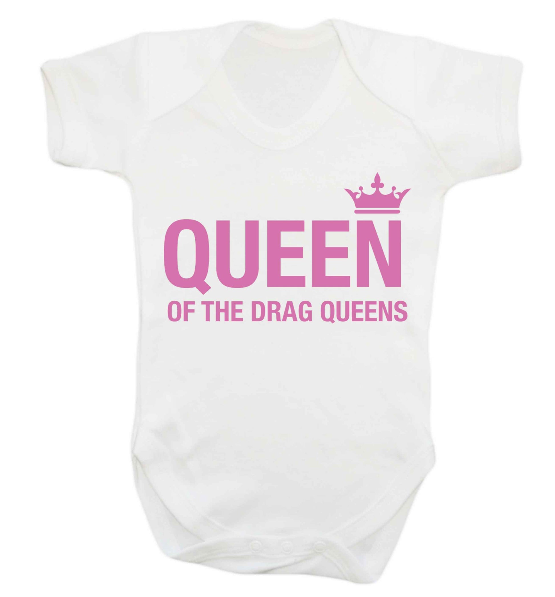 Queen of the drag Queens Baby Vest white 18-24 months