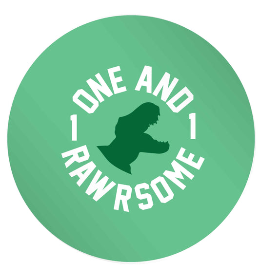One and Rawrsome 24 @ 45mm matt circle stickers
